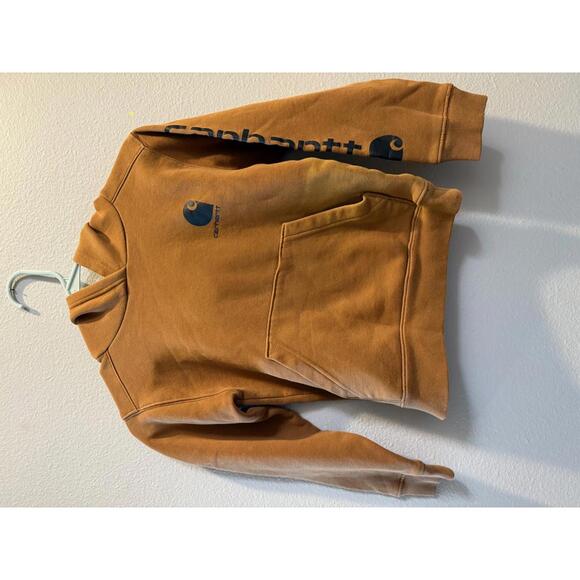 Carhartt Other - Carhartt Kids' Brown Pullover Hoodie Size Small